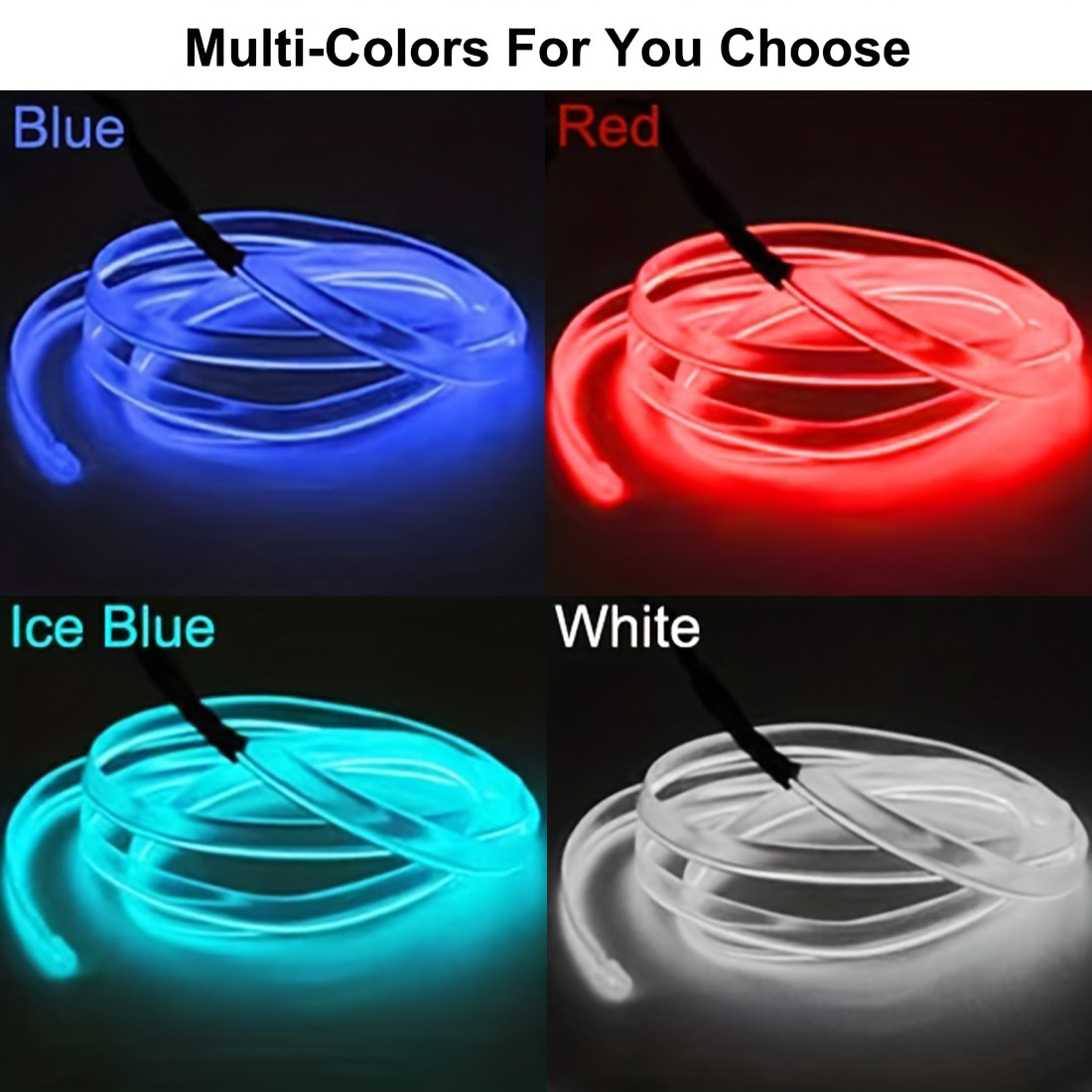 5m Neon LED Car Interior Light - đánh giá và giá Led El Wire