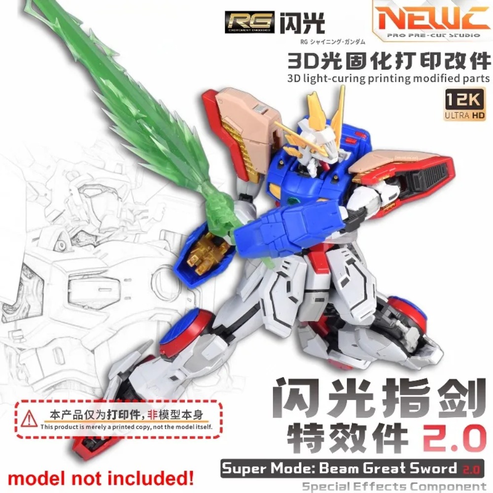 NewC 3D Light‑Curing Printed B - đánh giá và giá Bandai Gundam Rg
