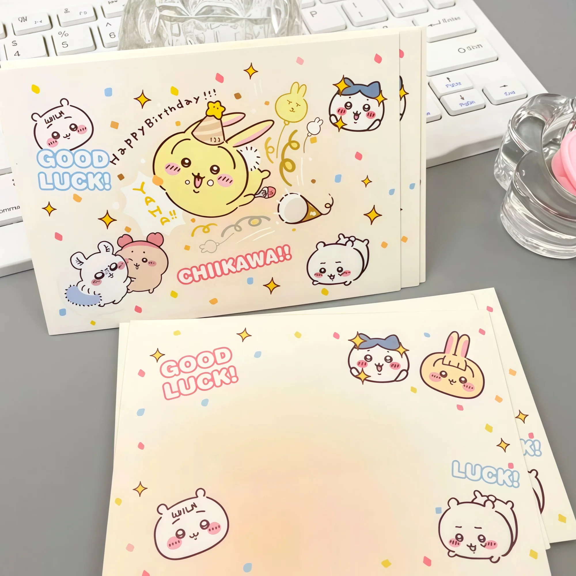 20Pcs/Set Chiikawa Greeting Ca - đánh giá và giá Cosplay Fire Prop